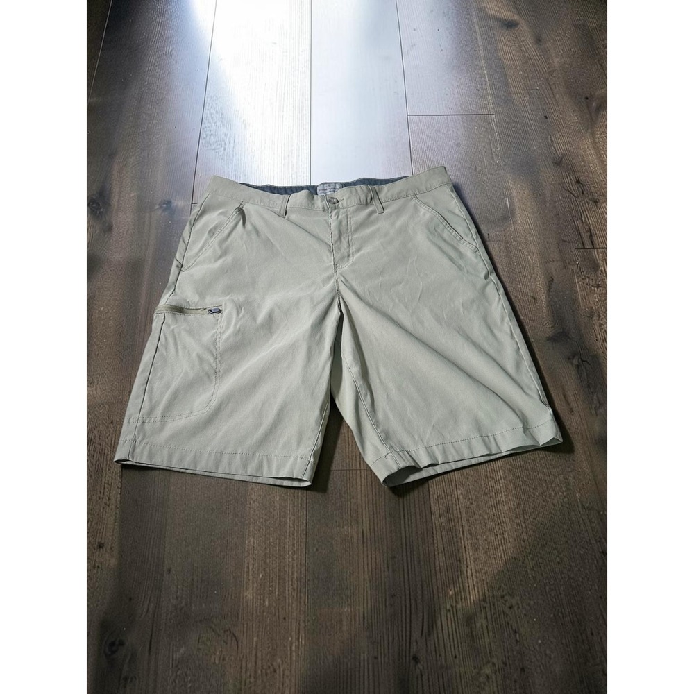 Weatherproof Vintage Shorts Men 38 Khaki Stretch Cargo Hiking Outdoor Casual